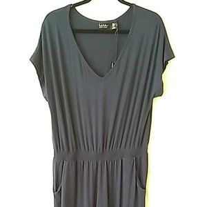 Nicole Miller Navy Jumpsuit with POCKETS!!